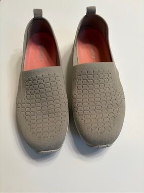Easy Spirit Slip-On Knit Casual Shoes for Women- Taupe